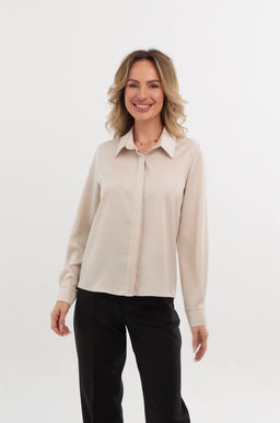 Женская шелковая рубашка Happyfox