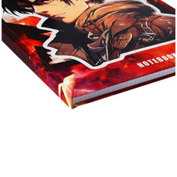 Колледж-тетрадь в твердой обложке 7БЦ, А4, 120 листов, Аниме. Парень, блок в клетку, матовая ламинация, ВЫБОРОЧНЫЙ ЛАК - Calligrata фото 3