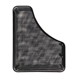 Лоток для бумаг А4, вертикальный, металлическая сетка, 3 отделения, чёрный