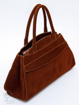 Сумка женская кожаная 3380Q brown Polina&Eiterou в Новосибирске