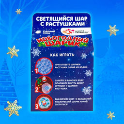 Новогодний шар с гидрогелем Дед Мороз - Школа талантов фото 6