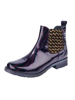 Полусапожки, лиловые