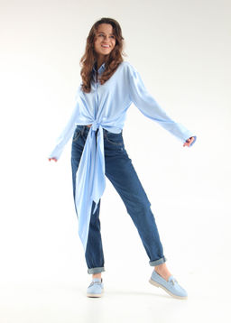 Лоферы туфли 172.1841be. голубой ангел кожа