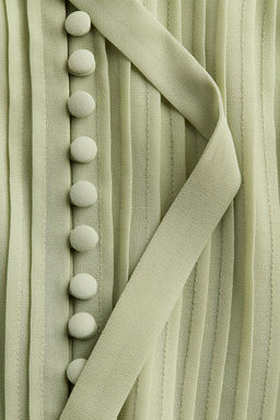 Vestido de gasa con jaretas - H&m фото 7