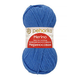 Подмосковная пряжа Россия ТР  50%шерсть 50%акрил 10х100г/250м Цвет:0794-Глубокий синий