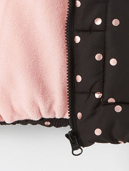 Kap??onlu Puantiyeli K?z ?ocuk ?i?me Yelek - Waikiki фото 3