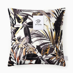 Чехол на подушку Этель  Golden tropics 40х40 см, велюр, 100% п/э  фото 6