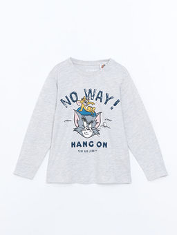 Tom ve Jerry Bask?l? Erkek ?ocuk Pijama Tak?m