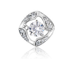 Подвеска, куб.циркон., А-2139458/9