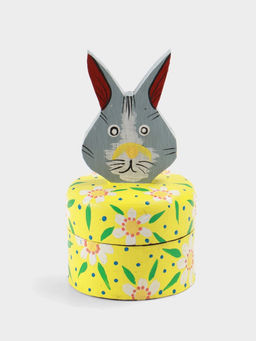 Шкатулка Заяц, 9?9?16 см, дерево