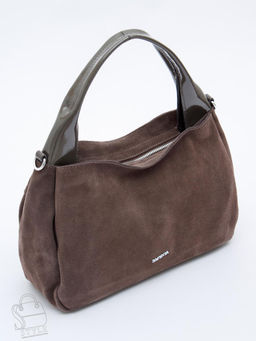 Сумка женская кожаная 92107MSS d.gray Velina Fabbiano-Safenta в Новосибирске