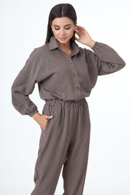 Комбинезон ANELLI 886 тона беж  фото 6