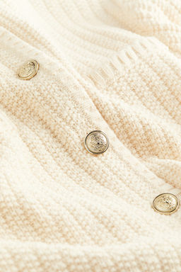 Cardigan corto en punto con textura - H&m фото 7