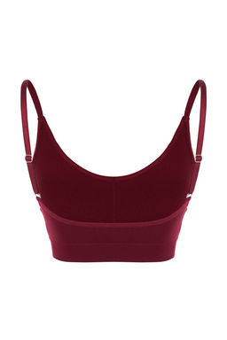 TRENDYOLMILLA Ekru Seamless/Dikissiz Ip Ask?l? Balensiz Kaps?z Bralette Orme Sutyen THMAW22SU0030 фото 38