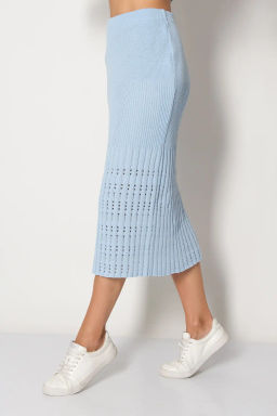 ЗЛАТА Юбка И 017/голубой
