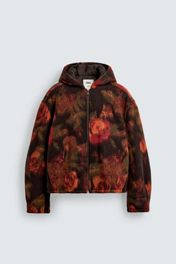 BOXY FIT HOODIE JACKET - Zara фото 4