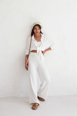 9611 Костюм летний белый (остаток: КОСТЮМ - рубашка+брюки 48р-р) - Martichelli фото 6