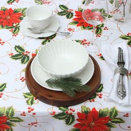 Скатерть Доляна В преддверии Рождества 145*180 см, 100% п/э  фото 3