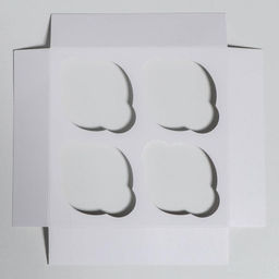 Цена за 5 шт. Коробка для капкейков «С Новым годом» 16×16×10 см