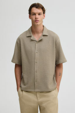 Camisa resort gofrada Loose Fit - H&m фото 3