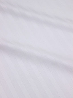 Сатин-страйп цв.Белый (оптически отбеленный) (1см*1см), ш.2.2м, хлопок-100%, 120гр/м.кв