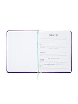 Дневник школьный 1-11 класс, лассе, обложка искуственная кожа, с резинкой для ручки