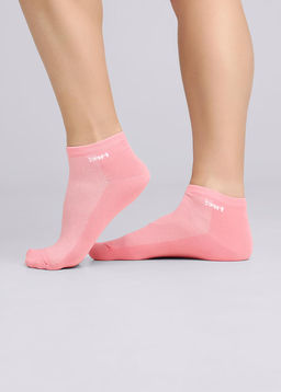ЭЙС Носки жен.Д104ш хл+эл ук.сетка розовый - Clever wear фото 2