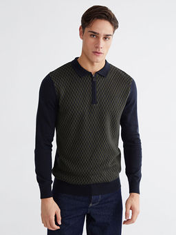 Polo Yaka Erkek Triko Kazak