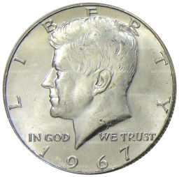 1/2 доллара (50 центов) 1967 года США
