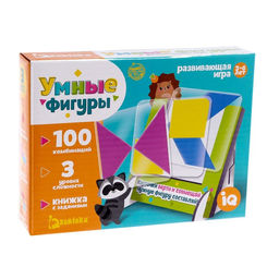 Развивающая игра на логику Умные фигуры, 30 карточек, инструкция и подставка, по методике Монтессори - Iq-zabiaka фото 8