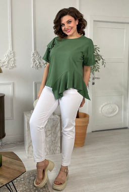 Блуза Rumoda 2122 зеленый  фото 2