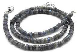 Бусы из Лабрадора диск 5*2мм,47см, 16,5г