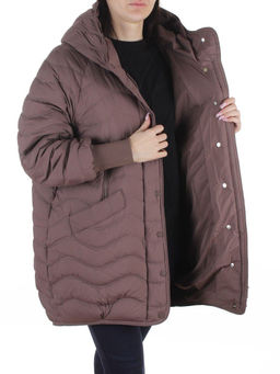 H-8912 BROWN Куртка пуховая женская