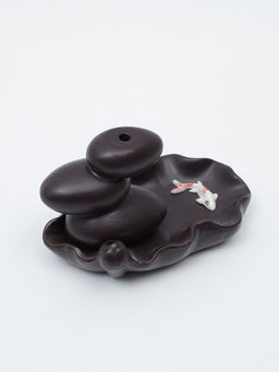 Подставка для благовоний TAKE IT EASY «Баланс и рыбки», стелющийся дым, 4.3×3.5×6 см