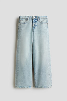 Relaxed Wide Leg Jeans
