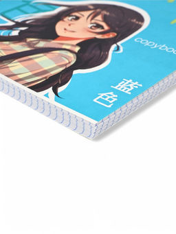 Цена за 2 шт. Тетрадь в клетку, 96 л., А5, на спирали Яркие. Аниме МИКС - Artfox study фото 2