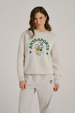 Свитшот Серый ATSC Sweatshirt - Anta фото 2