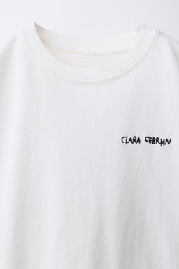 CAMISETA CLARA CEBRIAN  / Blanco - Zara фото 3