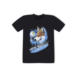 Футболка Волки Черный