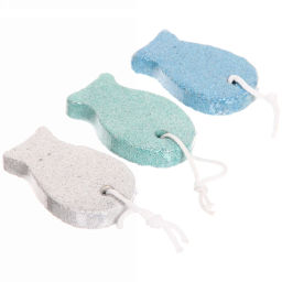 Цена за 6 шт. Пемза для ног "Рыбка", цвет микс, 8,5*6,5см