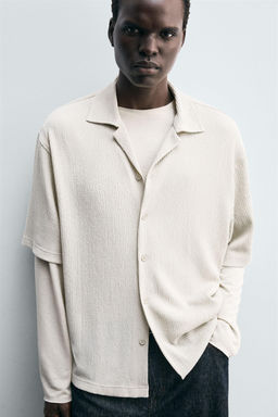 TEXTURED RELAXED FIT SHIRT - Zara фото 6