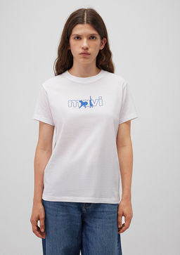 Mavi Kedi Logo Bask?l? Beyaz Tisort  фото 3