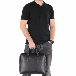 Портфель 66306H black Heanbag