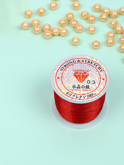 Леска для бисера &Oslash;0,3 100м цв.красный