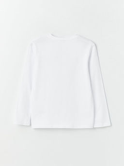 Bisiklet Yaka Atat?rk ?mza Bask?l? Uzun Kollu Erkek ?ocuk Ti??rt