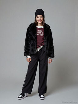 Beli Lastikli K?z ?ocuk Pantolon