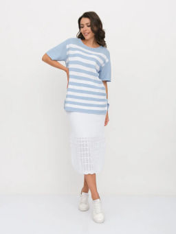 ЗЛАТА Юбка И 019/белый