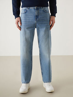 Baggy Fit Erkek Jean Pantolon