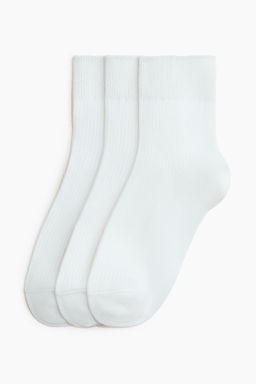 Pack de 3 calcetines tobilleros en punto de canal?