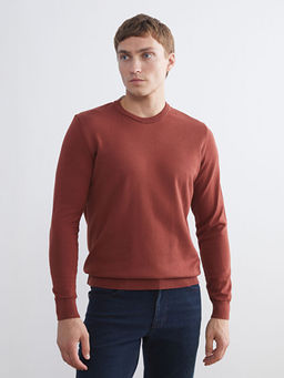 Bisiklet Yaka Erkek Triko Kazak